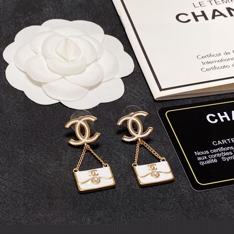 Ch*el earrings
